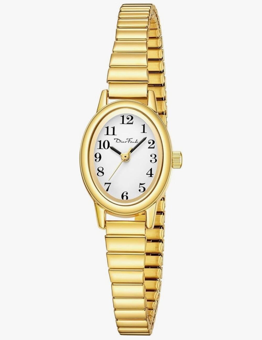 Diaofendi Size M Small Gold Watches for Women (C12)